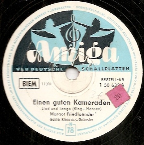 Einen guten Kameraden / Ich möchte mit dir vereint durchs Leben gehen