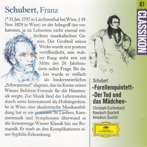 Forellen‐Quintett / Der Tod und das Mädchen