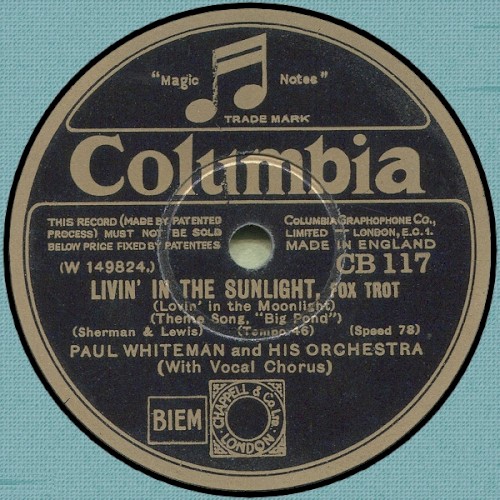 Livin' in the Sunlight / You Brought a New Kind of Love to Me