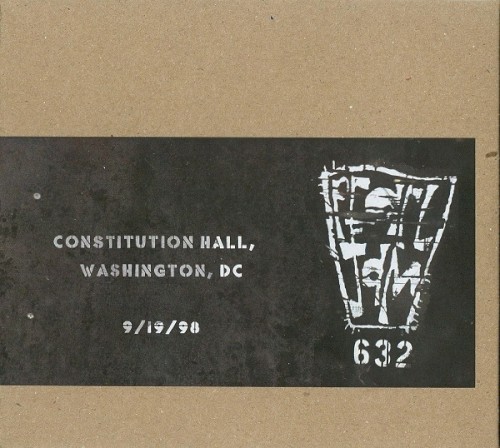 Vault #3: 1998-09-19: Constitution Hall, Washington, DC
