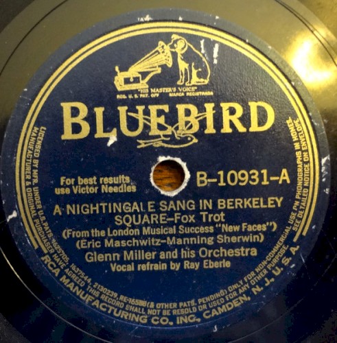 A Nightingale Sang in Berkeley Square / Goodbye, Little Darlin', Goodbye