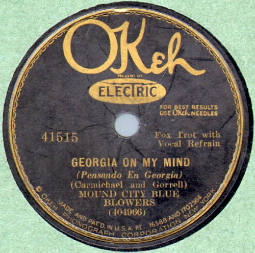 Georgia on My Mind / I Can't Believe That You're in Love With Me