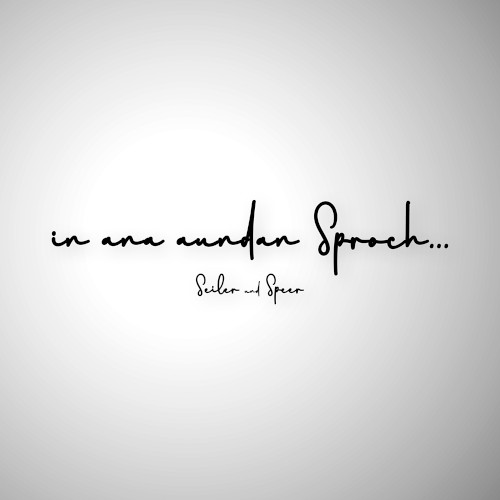 in ana aundan Sproch