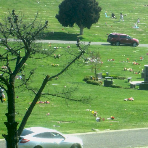Easter at a Cemetery