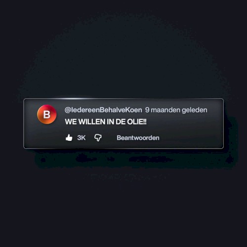 In de olie