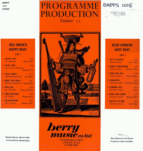 Programme Production Number 15