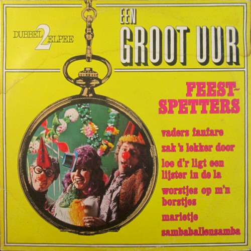 Een groot uur feestspetters