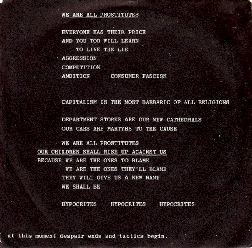 We Are All Prostitutes