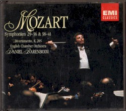 Symphonien 29-36 & 38-41 / Divertimento, K.205