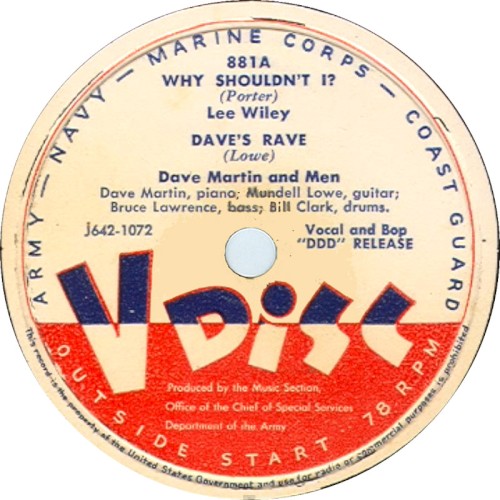 Why Shouldn’t I? / Dave’s Rave / Just a Blue Riff / It Takes One Deep Breath