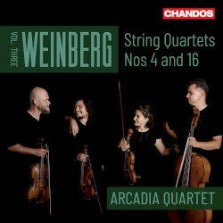 String Quartets, Vol. Three: nos. 4 and 16