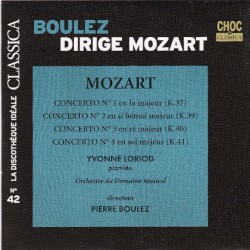 Boulez dirige Mozart