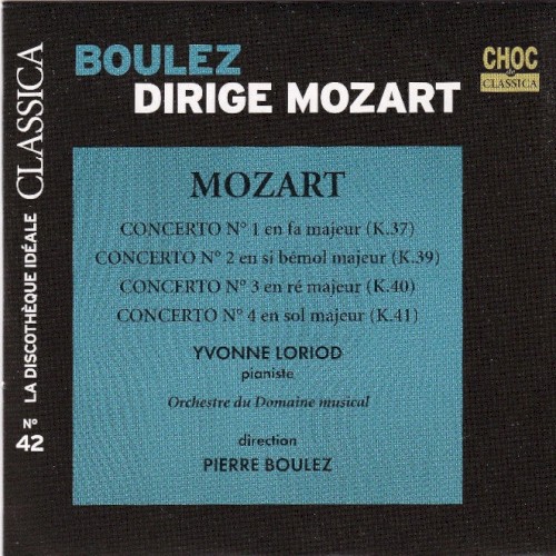 Boulez dirige Mozart