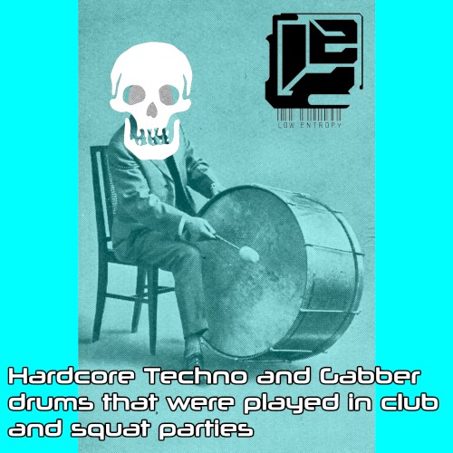 47 Hardcore Techno and Gabber drums that were played in club and squat parties (Sample Pack 4)
