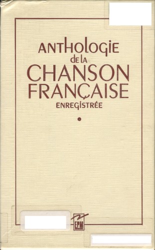 Anthologie de la chanson française enregistrée : 1930–1940