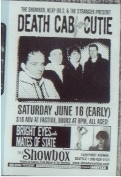 2001-06-16: The Showbox, Seattle, WA, USA