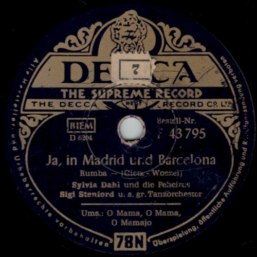 O Mama, O Mama, O Mamajo / Ja, in Madrid und Barcelona