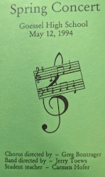 Spring Concert 1994