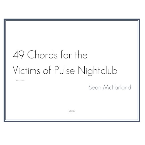 49 Chords for the Victims of Pulse Nightclub