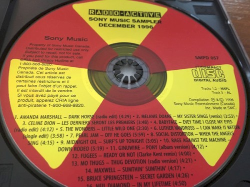 Radio‐Active: Sony Music Radio Sampler December 1996
