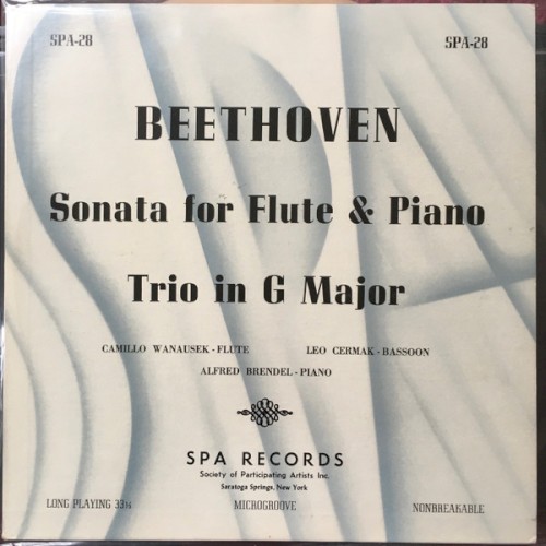 Sonata For Flute & Piano / Trio in G Major