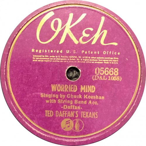 Worried Mind / Blue Steel Blues