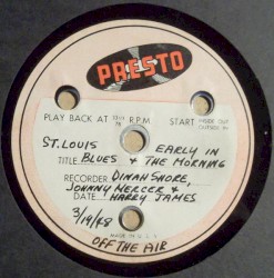 St. Louis Blues - Early in the Morning / What Will I Do