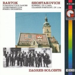 Bártok: Rumanian Folk Dances / Divertimento / Shostakovich: Scherzo / Chamber Symphony