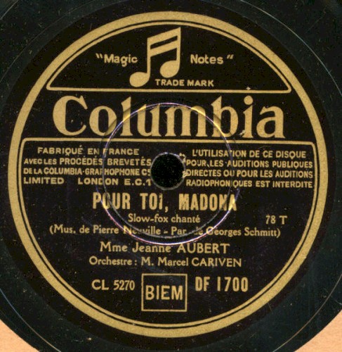Pour toi, Madona / Je t’aime… c’est tout