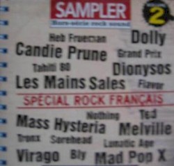 Sampler Rock Sound, Hors-série 2 : Rock français