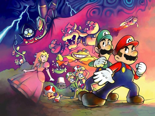 Mario & Luigi Superstar Saga: Popple Battle