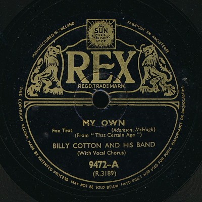 My Own / You're as Pretty as a Picture