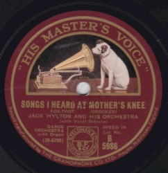 Songs I Heard at Mother's Knee / I'm Alone Because I Love You