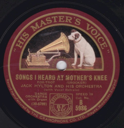 Songs I Heard at Mother's Knee / I'm Alone Because I Love You
