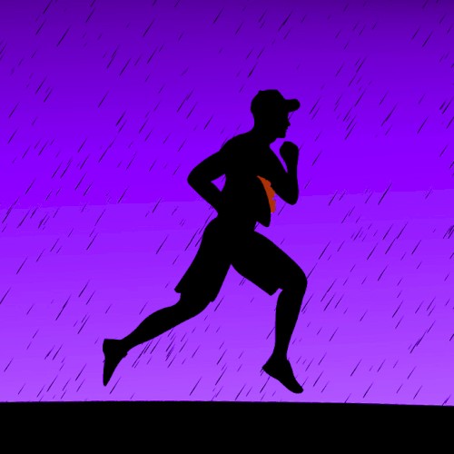 Running in the Rain