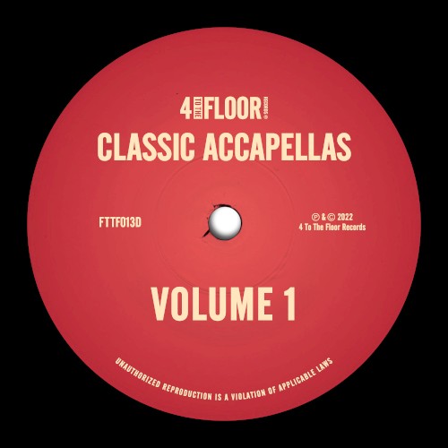 4 to the Floor Accapellas, Vol. 1