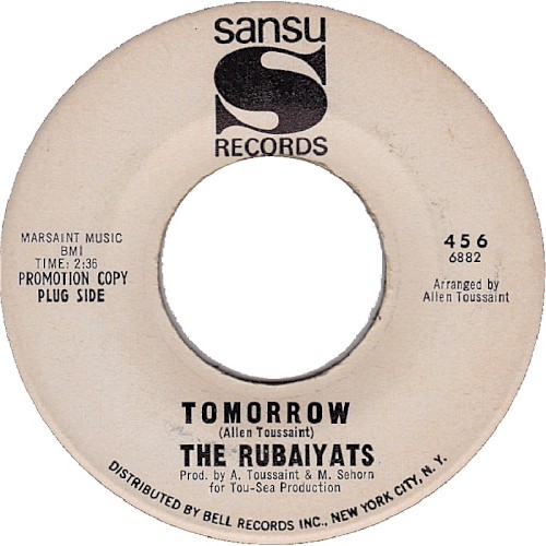 Tomorrow / Omar Khayyam