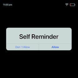 Self Reminder