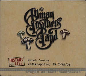 Murat Centre Indianapolis, IN 7/25/03