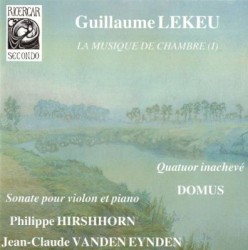 Musique de chambre, volume 1
