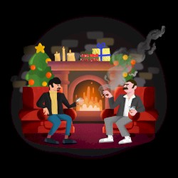By the Fireplace