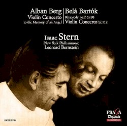 Berg: Violin Concerto / Bartók: Rhapsody no. 2 / Violin Concerto no. 2