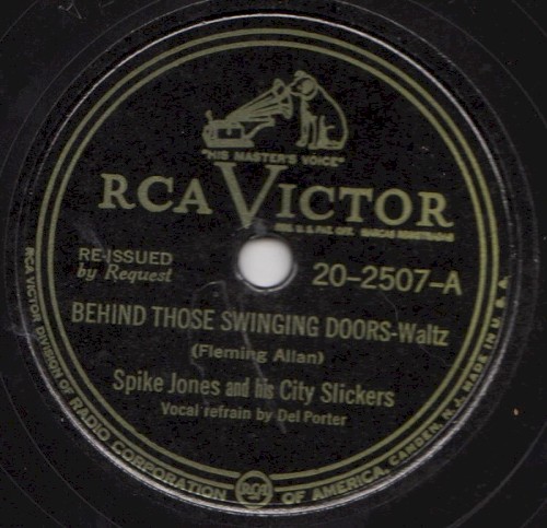 Behind Those Swinging Doors / The Sheik of Araby