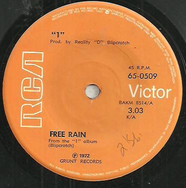 Free Rain / 1 of a Kind