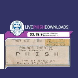 1992-03-19: Palace Theatre, New Haven, CT, USA