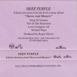 Edited Selections From the Forthcoming Album “Slaves and Masters”