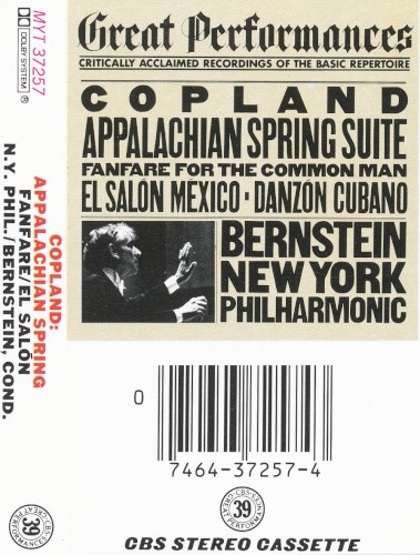 Appalachian Spring Suite / Fanfare for the Common Man / El Salón México / Danzón Cubano