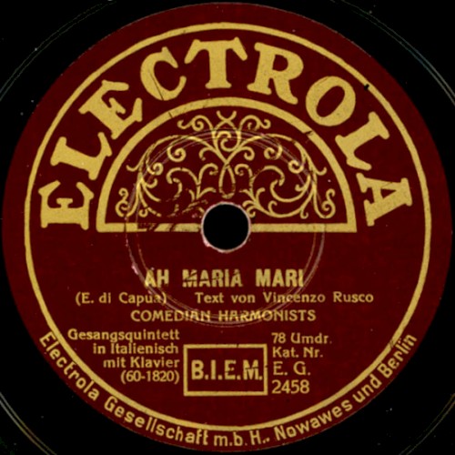 Ah Maria Mari / Tarantella Sincera