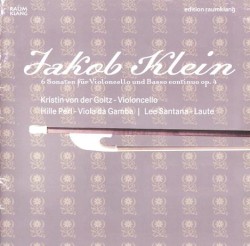 6 Sonaten für Violoncello und Basso continuo, op. 4