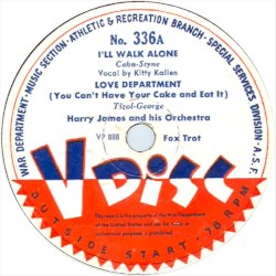 I’ll Walk Alone / Love Department / And the Angels Sing